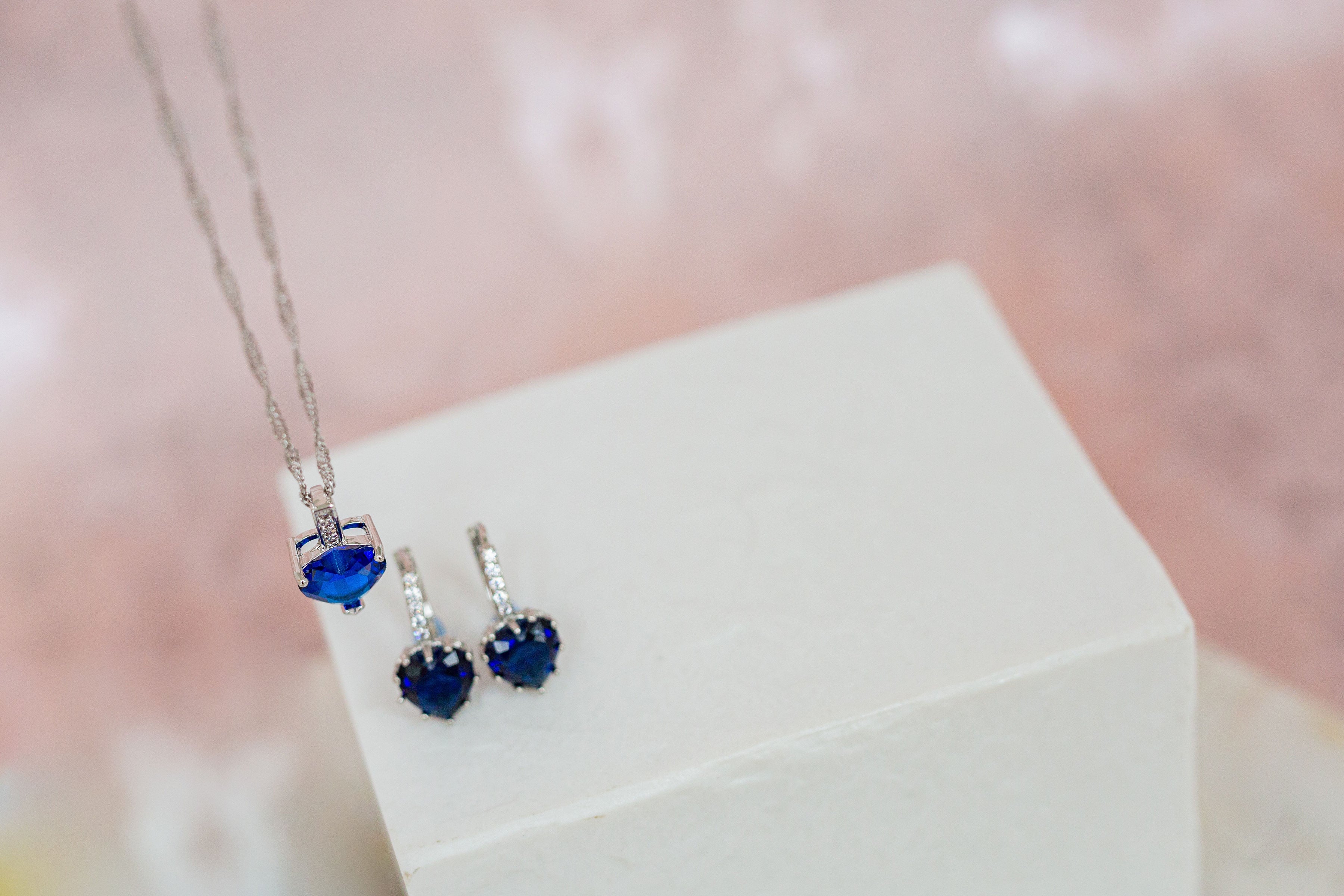 Simple on sale sapphire earrings