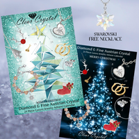 Moissanite Diamond & Crystal Jewellery Advent with FREE Necklace